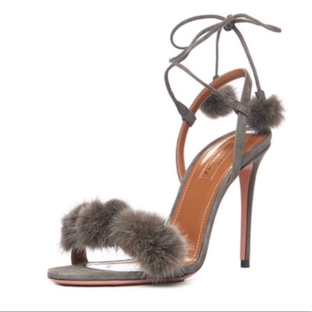 Aquazzura Fur Heels